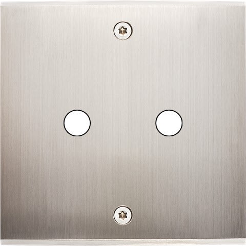 MODELEC - Façade Confidence Laiton Nickel Satine Simple P2 à Vis