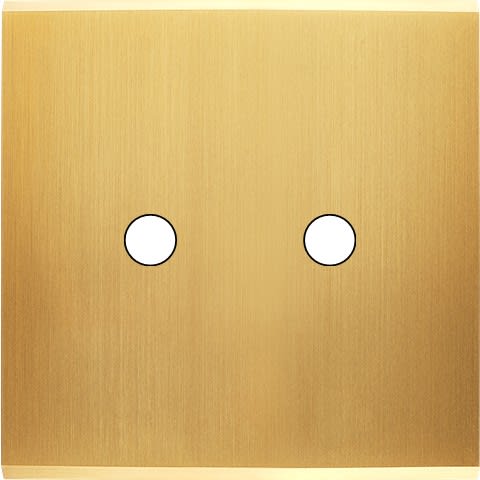MODELEC - Façade Confidence Laiton Satine Simple 2 Push