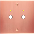 MODELEC - Façade Confidence Laiton Cuivre Satine Simple P2+Led à Vis