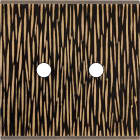 MODELEC - Façade Fascination Laiton Fauve Simple 2 Push