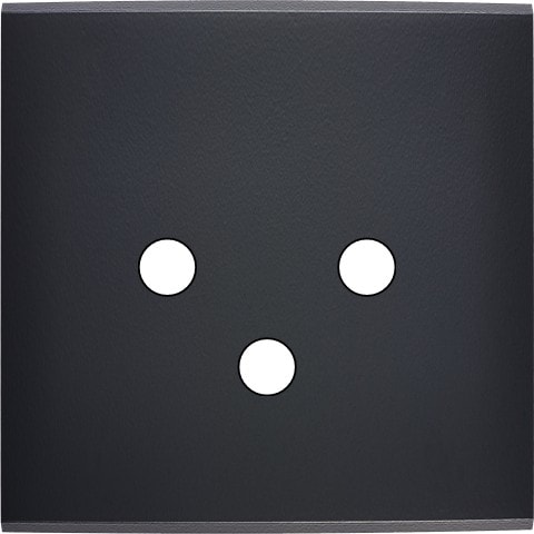 MODELEC - Façade Confidence Laiton Noir Simple 3 Push