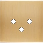 MODELEC - Façade Confidence Laiton Brosse Simple 3 Push