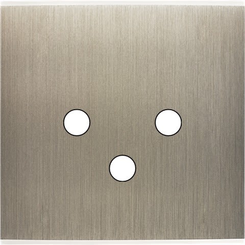 MODELEC - Façade Confidence Laiton Acier Simple 3 Push
