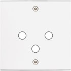 MODELEC - Façade Confidence Laiton Blanc Mat Simple P3 Non Aligne Vis