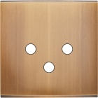 MODELEC - Façade Confidence Laiton Vieux Bronze Simple 3 Push