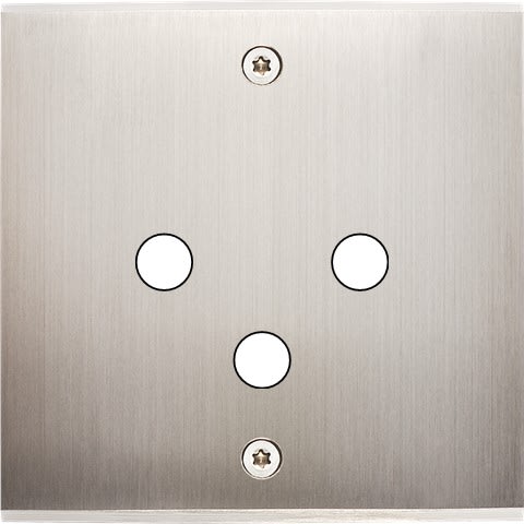 MODELEC - Façade Confidence Laiton Nickel Satine Simple P3 Non Aligne Vis