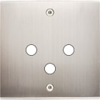 MODELEC - Façade Confidence Laiton Nickel Satine Simple P3 Non Aligne Vis