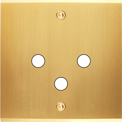 MODELEC - Façade Confidence Laiton Satine Simple P3 Non Aligne Vis