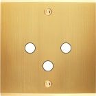 MODELEC - Façade Confidence Laiton Satine Simple P3 Non Aligne Vis