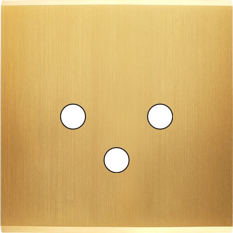 MODELEC - Façade Confidence Laiton Satine Simple 3 Push