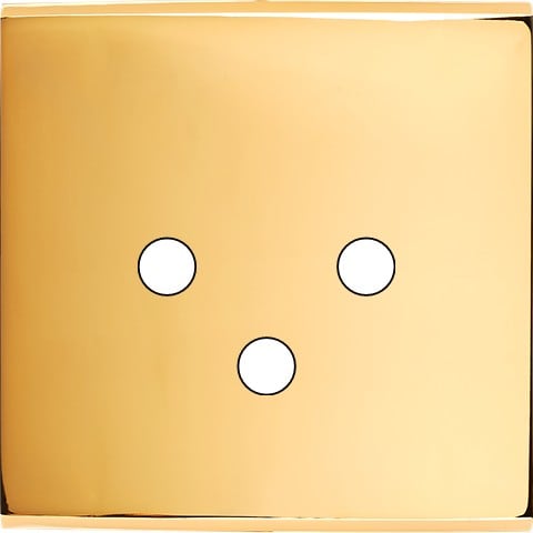 MODELEC - Façade Confidence Laiton Or Miroir Simple 3 Push