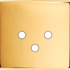 MODELEC - Façade Confidence Laiton Or Miroir Simple 3 Push