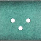 MODELEC - Façade Fascination Laiton Jade Simple 3 Push