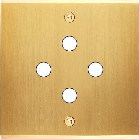 MODELEC - Façade Confidence Laiton Satine Simple P4 à Vis