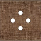 MODELEC - Façade Fascination Laiton Coslan Simple 4 Push