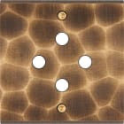 MODELEC - Façade Fascination Laiton Onde Simple P4 à Vis