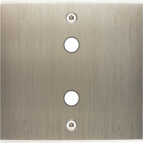 MODELEC - Façade Confidence Laiton Acier Brosse Simple P2X à Vis