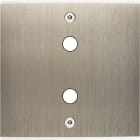 MODELEC - Façade Confidence Laiton Acier Brosse Simple P2X à Vis