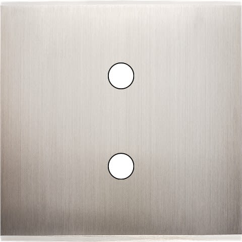 MODELEC - Façade Confidence Laiton Nickel Satine Simple P2X Magnetique