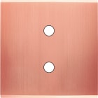 MODELEC - Façade Confidence Laiton Cuivre Satine Simple P2X Magnetique