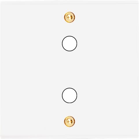 MODELEC - Façade Confidence Laiton Blanc Email Simple P2X à Vis