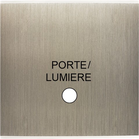 MODELEC - Façade Confidence Laiton Acier Simple Guichet Lumineux Porte