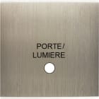 MODELEC - Façade Confidence Laiton Acier Simple Guichet Lumineux Porte