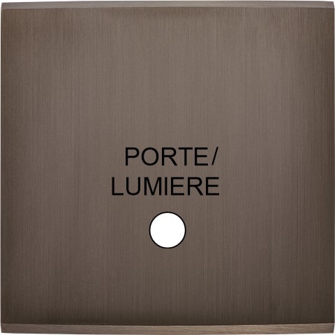 MODELEC - Façade Confidence Laiton Canon De Fusil Simple Guichet Lumineux Porte