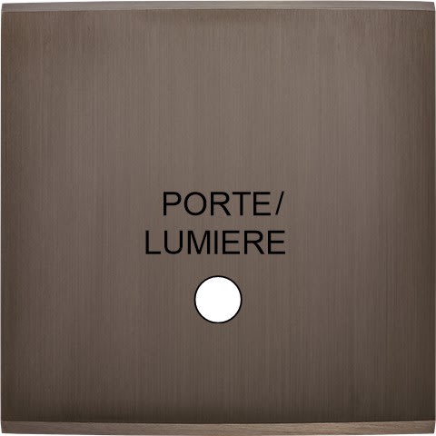 MODELEC - Façade Confidence Laiton Canon De Fusil Simple Guichet Lumineux Porte