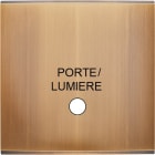 MODELEC - Façade Confidence Laiton Bronze Simple Guichet Lumineux Porte