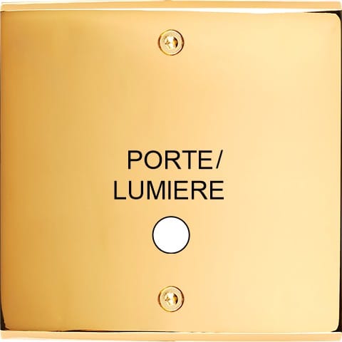 MODELEC - Façade Confidence Laiton Or Miroir Simple Guichet Portea Vis