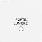 MODELEC - Façade Confidence Laiton Blance Email Simple Guichet Lumineux Porte