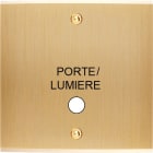 MODELEC - Façade Confidence Laiton Brosse Simple Guichet Lumiere à Vis