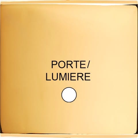 MODELEC - Façade Confidence Laiton Or Miroir Simple Guichet Lumineux Lumiere Magnetique