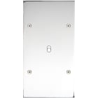 MODELEC - Façade Confidence Laiton Chrome Double Verticale B1 à Vis