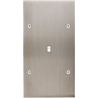 MODELEC - Façade Confidence Laiton Nickel Satine Double Verticale B1 à Vis