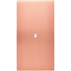 MODELEC - Façade Confidence Laiton Cuivre Satine Double Verticale B1