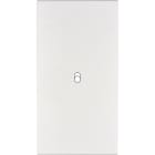 MODELEC - Façade Confidence Laiton Blanc Email Double Verticale B1