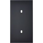 MODELEC - Façade Confidence Laiton Noir Double Verticale B2