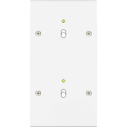 MODELEC - Façade Confidence Laiton Blanc Double Verticale B1+Led B1+Led à Vis