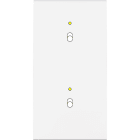 MODELEC - Façade Confidence Laiton Blanc Double Verticale B1+Led B1+Led Magnetique