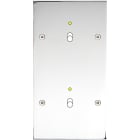 MODELEC - Façade Confidence Laiton Chrome Miroir Double Verticale B1+Led B1+Led à Vis