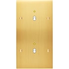 MODELEC - Façade Confidence Laiton Satine Double Verticale B1+Led B1+Led à Vis