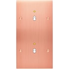 MODELEC - Façade Confidence Laiton Cuivre Satine Double Verticale B1+Led B1+Led à Vis