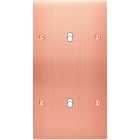 MODELEC - Façade Confidence Laiton Cuivre Satine Double Verticale B2 à Vis