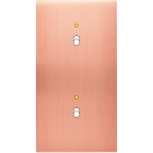 MODELEC - Façade Confidence Laiton Cuivre Satine Double Verticale B1+Led B1+Led Magnetique