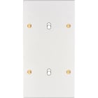 MODELEC - Façade Confidence Laiton Blanc Email Double Verticale B1 B1 à Vis