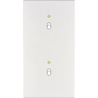 MODELEC - Façade Confidence Laiton Blanc Email Double Verticale B1+Led B1+Led Magnetique