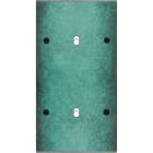 MODELEC - Façade Fascination Laiton Jade Double Verticale B1 B1 à Vis