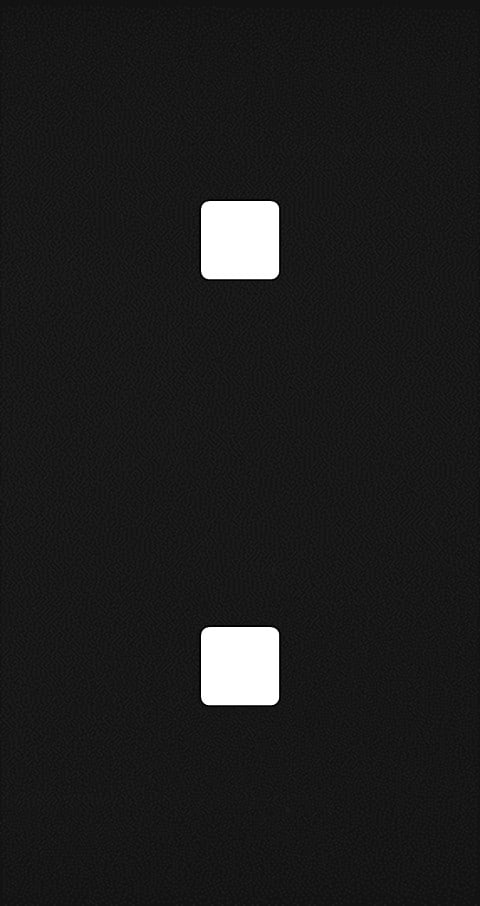 MODELEC - Façade Empreintes PLAN Noir Double Verticale 1 bouton 1 bouton, magnétique